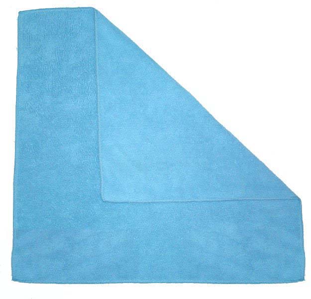 (image for) 16" x 16" - Blue Microfiber Cloth, Case of 48